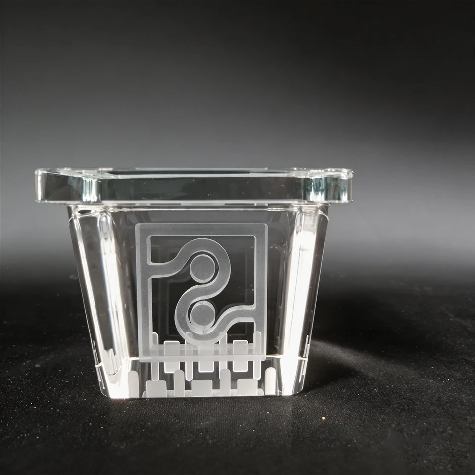Trapezoid Square Frame Top Crystal Trophy high quality